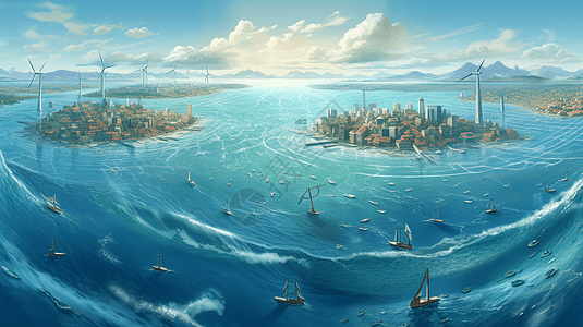海洋新能源之城图片