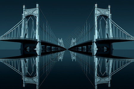 二进制桥背景图片