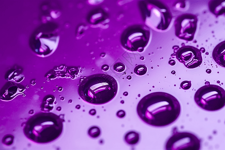 抽象紫色油滴流体展示图片