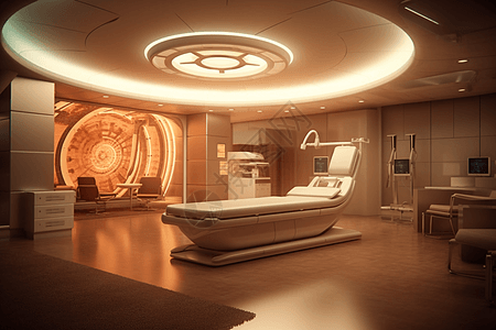 现代放射治疗室陈设图片