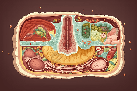 胃的横截面mg动画图片