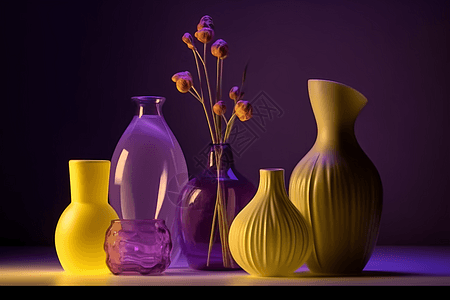 花瓶装饰物图片