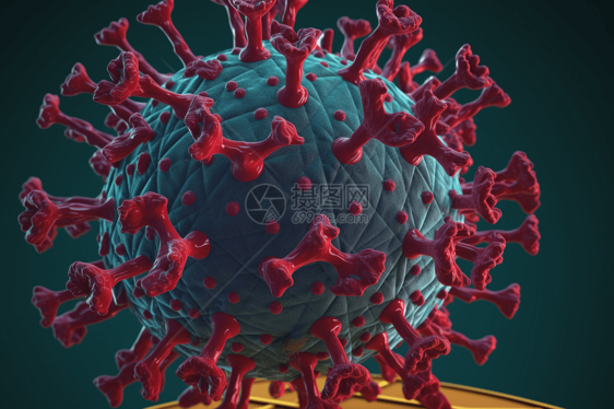 3D病毒模型图片