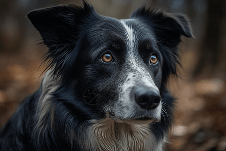 牧羊犬在户外图片