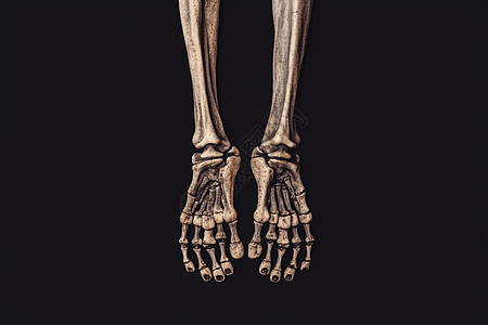 脚部骨骼图片