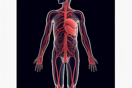 器官循环系统背景图片