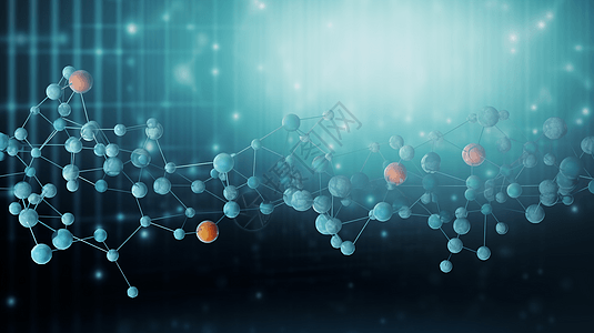 医学分子式背景图片