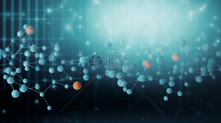 医学分子式背景图片