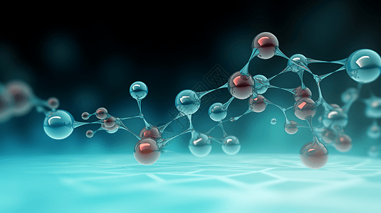 分子结构背景图片