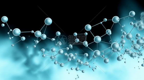 分子结构背景图片