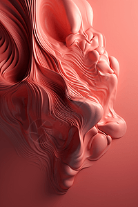 粉抽象流体3D背景背景图片