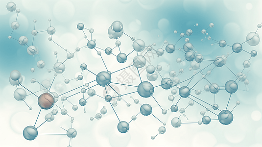 分子结构背景图片