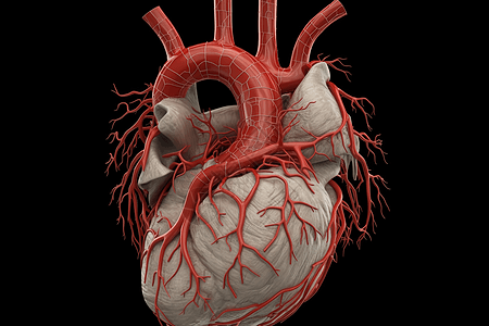 肺动脉模型图片