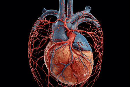 肺动脉背景图片