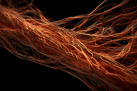 肌纤维网络图片