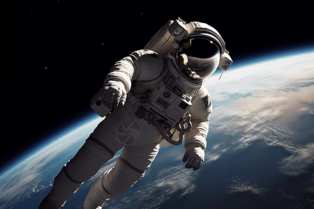 宇航员视角场景背景图片