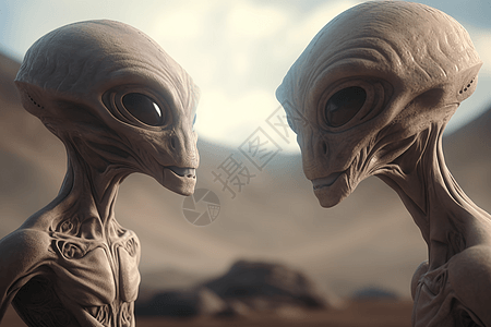 ET外星人3D卡通插图设计图片