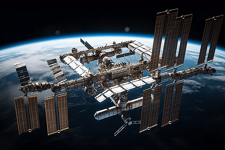 国际空间站3D设计图图片