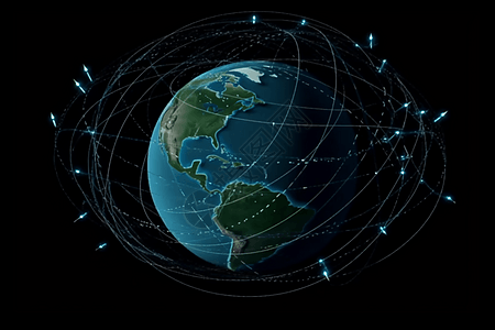 卫星网络设计图图片