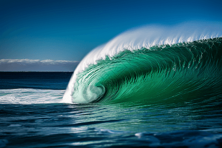 大海的巨浪图片