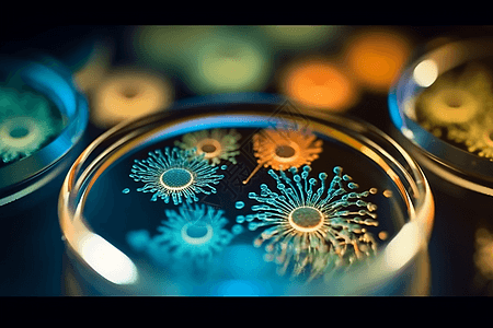 实验室培养的细菌图片
