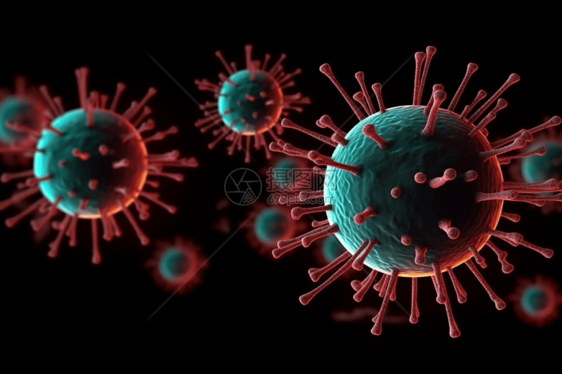 非典型肺炎病毒图片