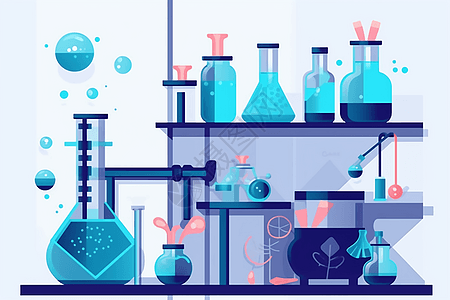 化学实验室概念图片