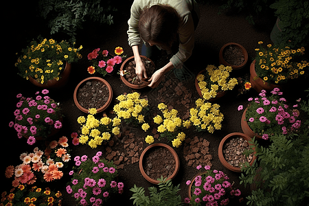 花园种植的图片