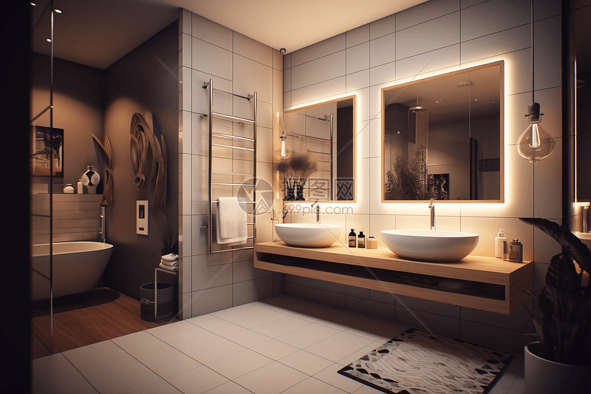 现代风格浴室设计图片