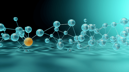 简单的分子结构背背景图片