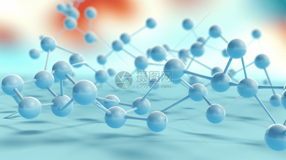 医学分子结构背景图片