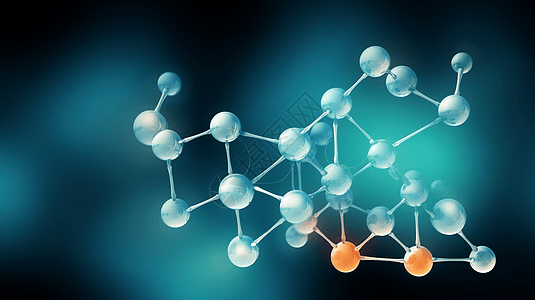 分子结构背景图片