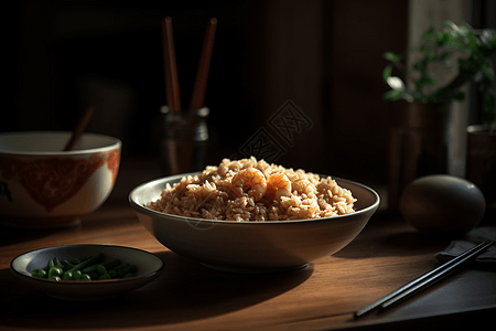 美味的中式炒饭图片