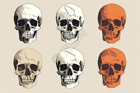 人类骨骼插图图片