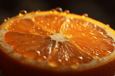 多汁橙片的图图片