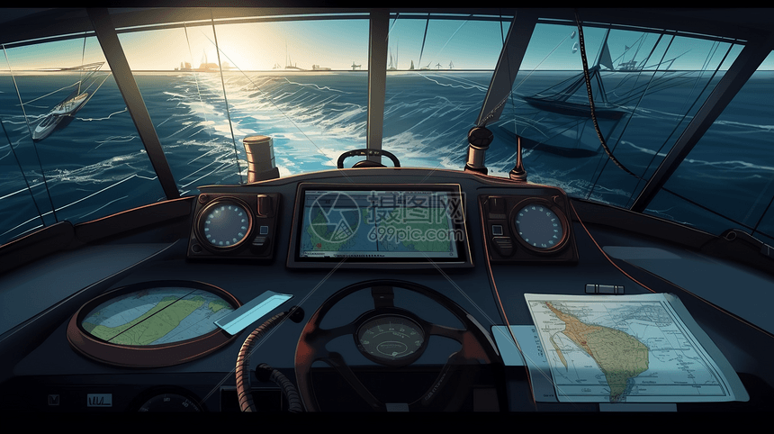 海洋GPS导航图片