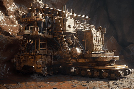 工业煤矿开采技术图片