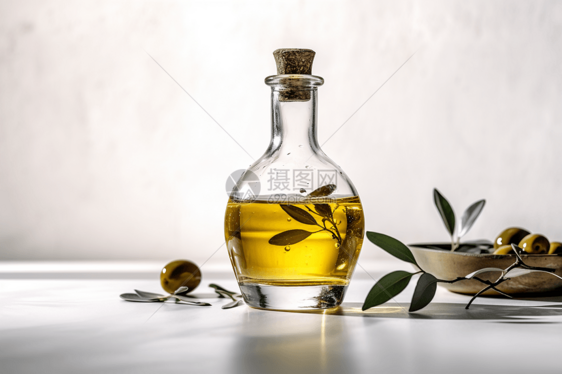 橄榄油产品特写图片