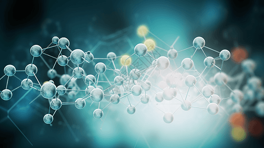 分子结构研究背景图片