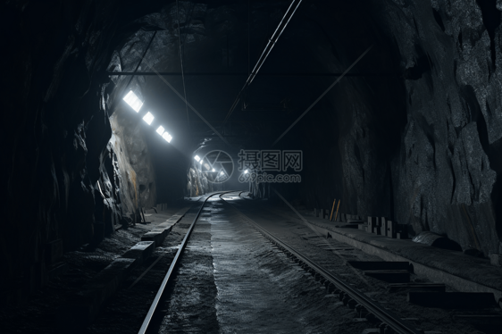 煤矿隧道图片