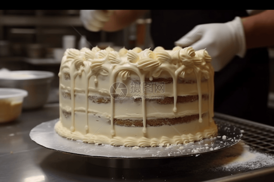 蛋糕层制作过程图片
