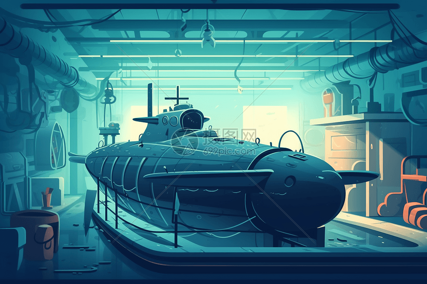 潜艇模型图片