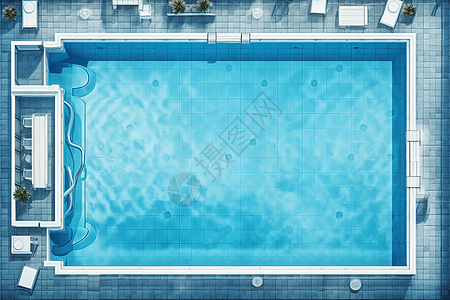 游泳池渲染图图片