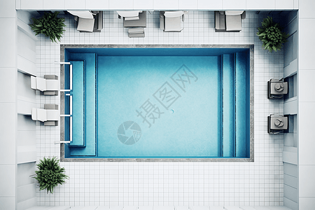 游泳池设计图图片