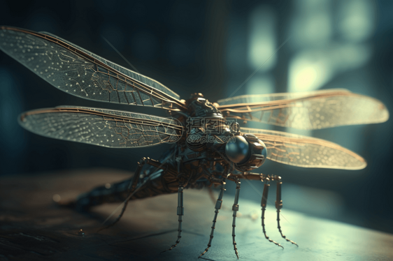 高科技的机器人蜻蜓图片