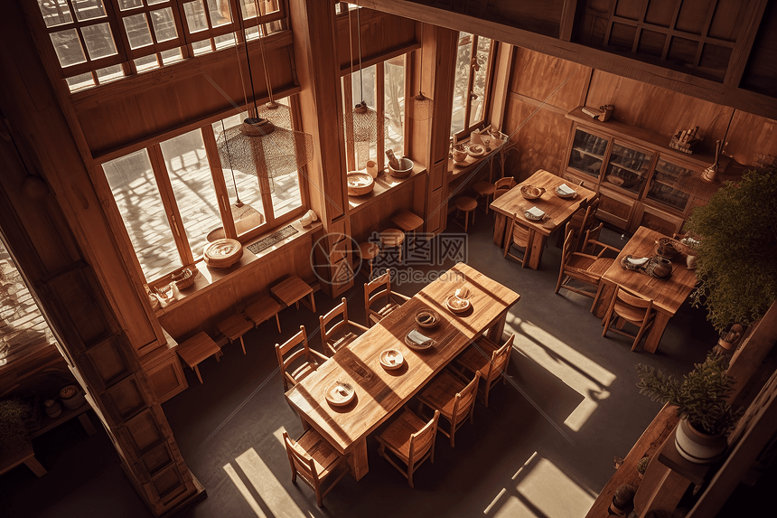 中式装修餐厅图片