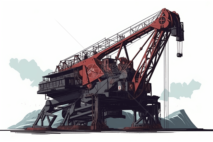 煤矿开采机器图片