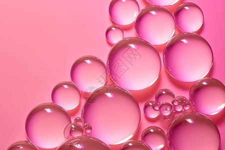 透明固体气泡背景图片