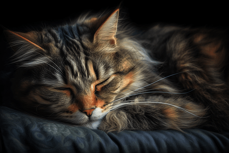 正版插画  |沉睡的猫咪睡眠睡 猫正版插画  |唯美冬天下雪红梅墙壁