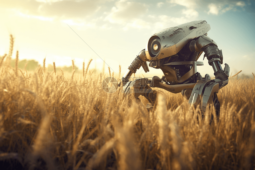 自动化农耕机器人图片